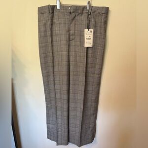 NWT Zara size XL plaid pants